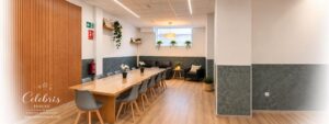 Celebris House mesas madera panel